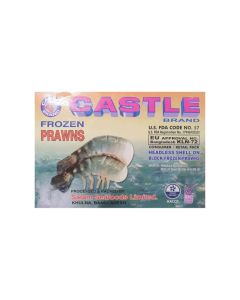Castle King Prawns Head Less Shell On 6-8 700g