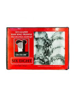 Cha Cha Chef Fresh Water King Prawns Head Less Shell On 6-8 500g