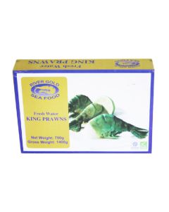 River Gold Fresh Water King Prawns Head Less Shell On U-5 700g