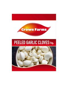 Crown Farms Peeled Garlic Cloves IQF 1kg