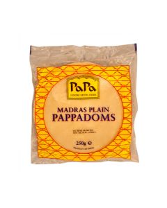 Papa Plain Papadom 250g
