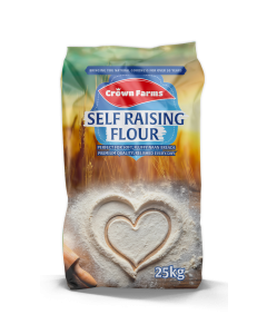 CROWN FARMS SELF RAISING FLOUR 25kg